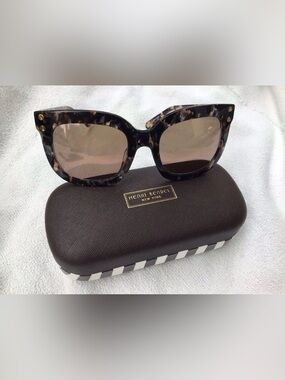 henri bendel Tortoiseshell Sunglasses with Brown Lenses